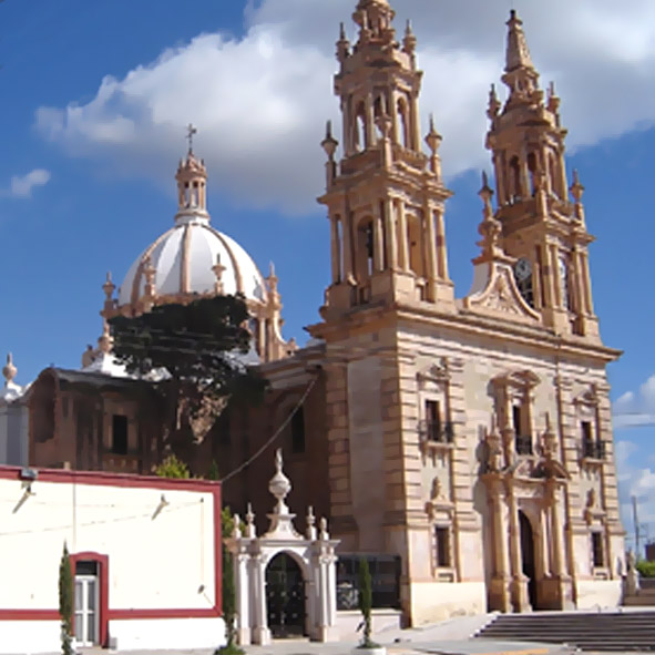 Visitar el Templo de Nuestra Señora de los Dolores en Villa González Ortega - CAMINO REAL DE TIERRA ADENTRO, PATRIMONIO DE LA HUMANIDAD